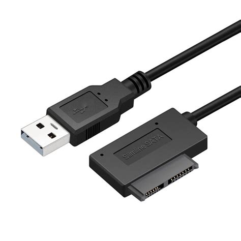 Переходник SATA на USB для подключения оптического дисковода с разъемом ...