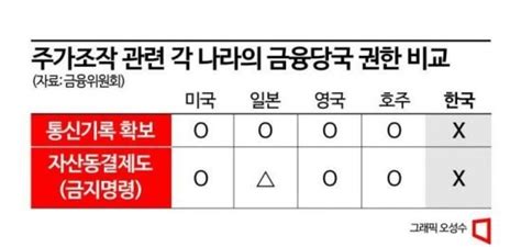 금융당국 주가조작 계좌 자산동결 제도 도입 네이트 뉴스