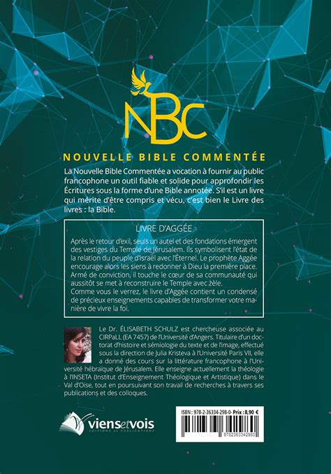 Livre dAggée Commentaire biblique Nouvelle Bible commentée NBC