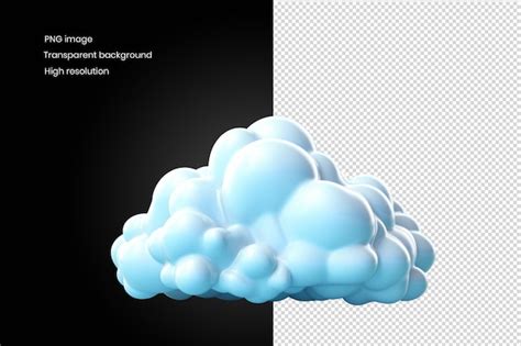 Premium Psd Fluffy Delight An Adorable D Cloud