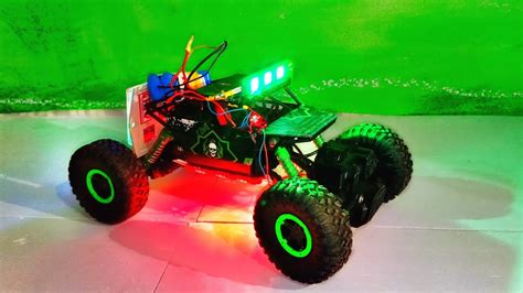 How To Modify Rc ROCK CRAWLER As Super LED Lights Indian DIY YouTube