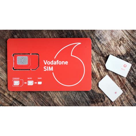 Vodafone 087818 Pay As You Go 3 In 1 Sim