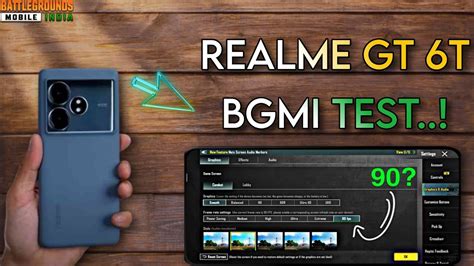 Realme GT 6T Bgmi Pubg Gaming Review Graphics Gyroscope Test