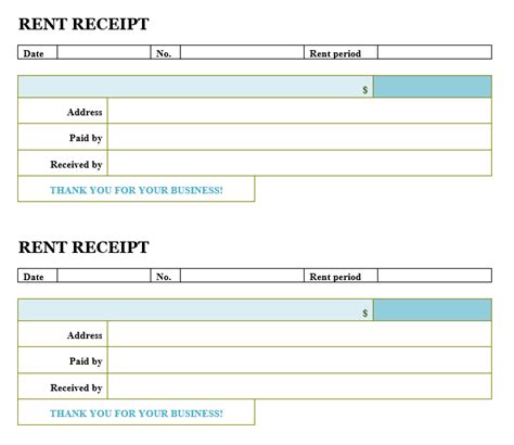 7 Free Rent Receipt Templates In Ms Word Templates