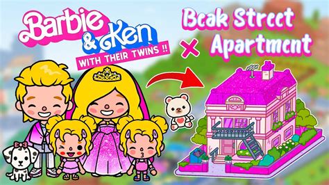 Beak Street Apartment For Barbie How To Decorate Aesthetic Toca Boca