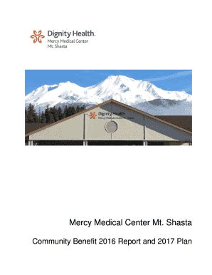 Fillable Online Dignityhealth Mercy Medical Center Mt Shasta