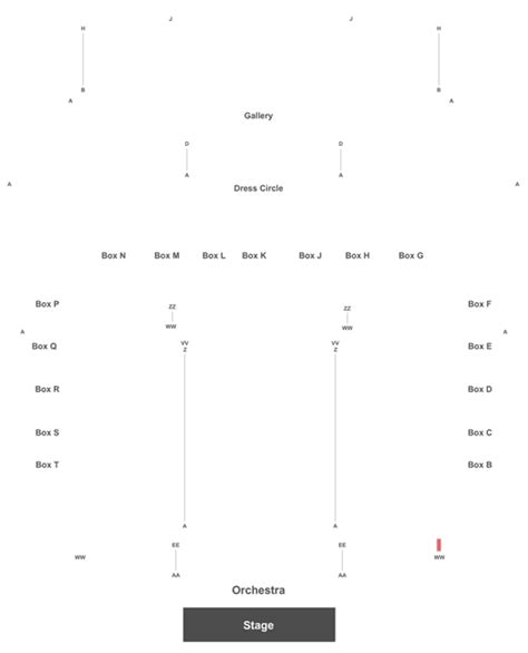 Gaillard Center Charleston Seating Chart A Visual Reference Of Charts Chart Master