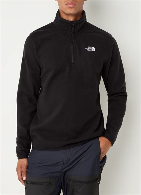 The North Face Pullover Van Fleece Met Halve Rits En Logoborduring