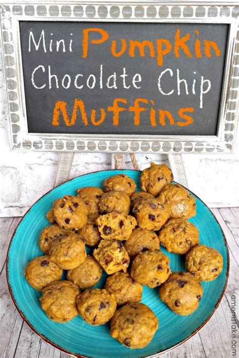 Mini Pumpkin Chocolate Chip Muffins A Moms Take