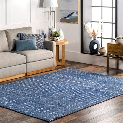 Amazon NuLOOM Moroccan Blythe Accent Rug 2x3 Dark Blue