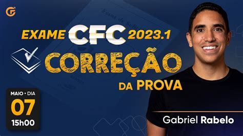 Exame De Sufici Ncia Cfc Corre O Gabarito Ao Vivo S