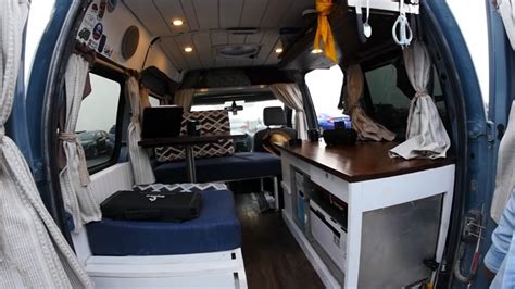 Engineer-Built Micro Camper Van Boasts an Ultra-Functional Interior ...