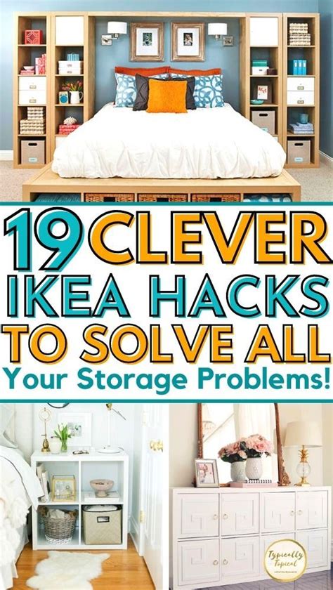 19 Brilliant Ikea Storage Hacks For Small Bedrooms [easy Diy] Ikea