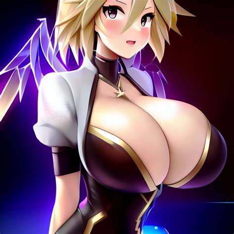 Overwatch Hot Hentai Pale Skinned Female Medium Breasts Mercy