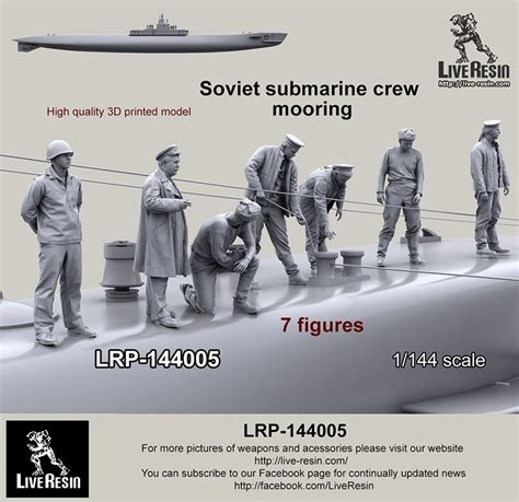 Soviet submarine crew mooring - 7 figures