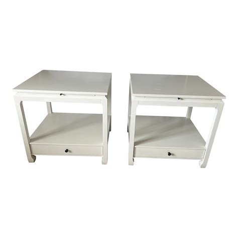 Pair of Ballard Designs Side Tables | Chairish