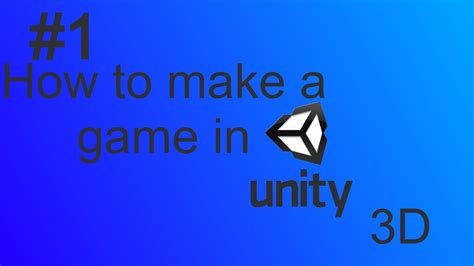 Unity Beginner Tutorial How To Make A Game In Unity D Youtube