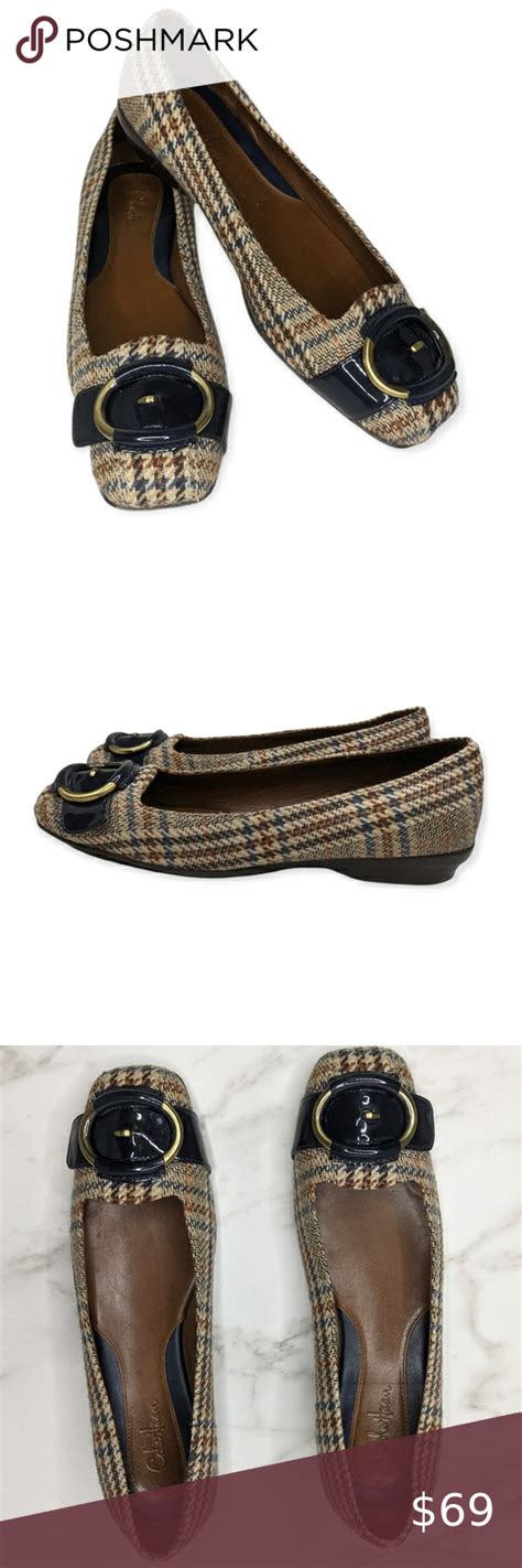 Cole Haan X Nike Air Collab Tweed Genie Flats Size 7 Cole Haan Buckled Flats Nike Air