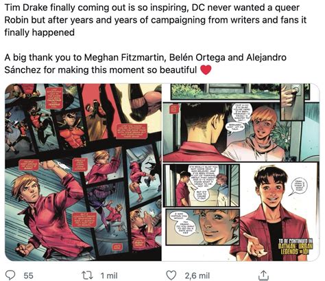 ‘batman Robin Se Declara Bisexual En El Nuevo Cómic