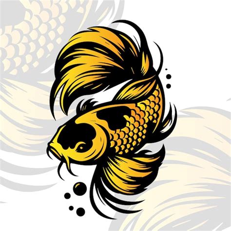 Premium Vector Koi Fish Vector Illustration