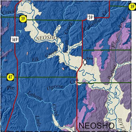 Kgs Geologic Map Neosho