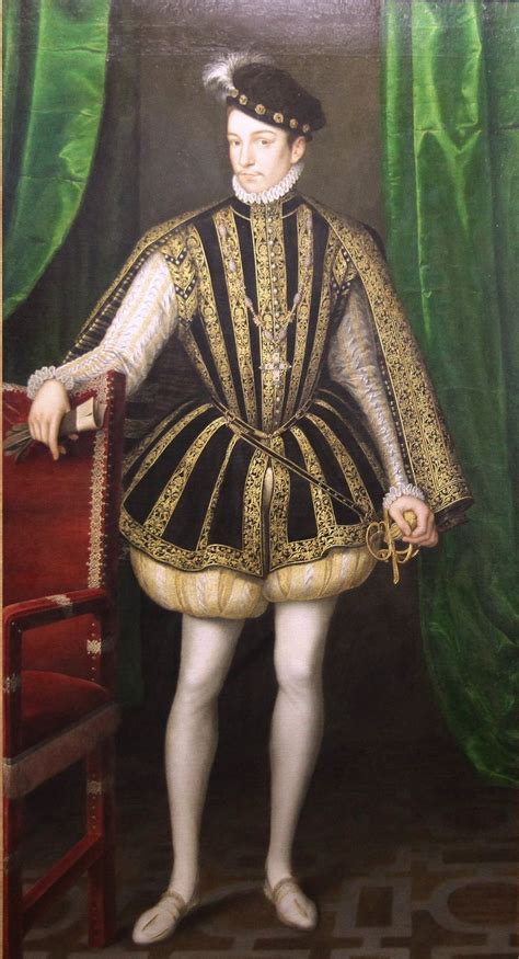 François Clouet 1510 1572 Charles IX de France vers 1563 détail KHM