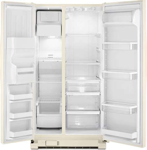 Whirlpool Wrs325fda 36 Inch Side By Side Refrigerator With Spillguard™ Shelves Everydrop™ Water