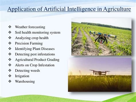 Application Of Ai In Agriculture