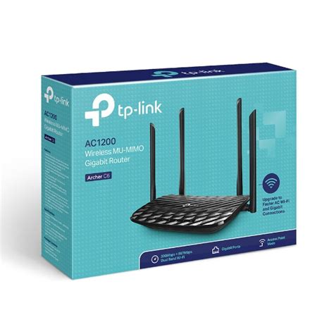 TP LINK ARCHER C6 AC1200 WIRELESS MU MIMO GIGABIT ROUTER Price In