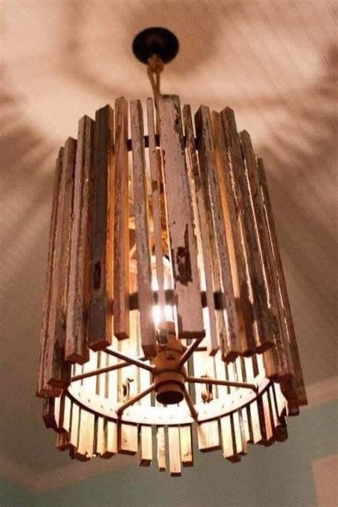 Belles Id Es De Lampes En Bois Faire Soi M Me