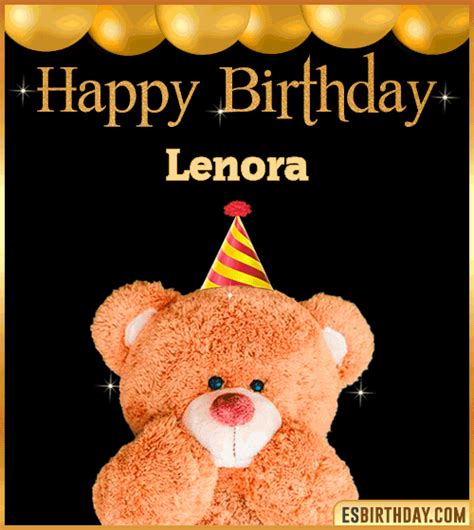 Happy Birthday Lenora  🎂 Images Animated Wishes【28 S】