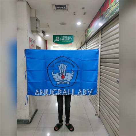 Jual Bendera TUT WURI HANDAYANI Ukuran 90cm X 135cm Biru Jakarta