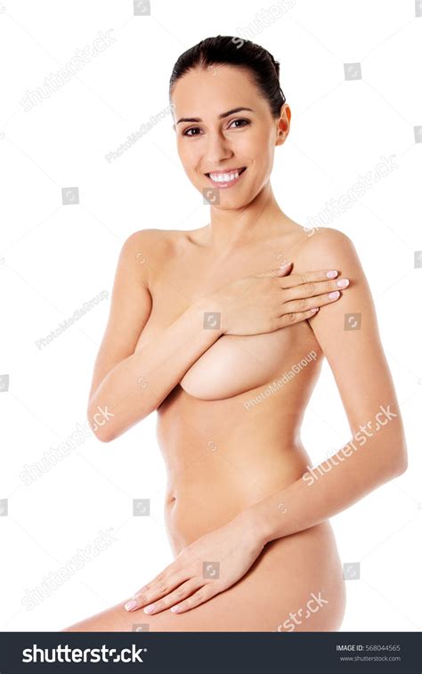 Picture Healthy Naked Woman Perfect Body Stock Photo