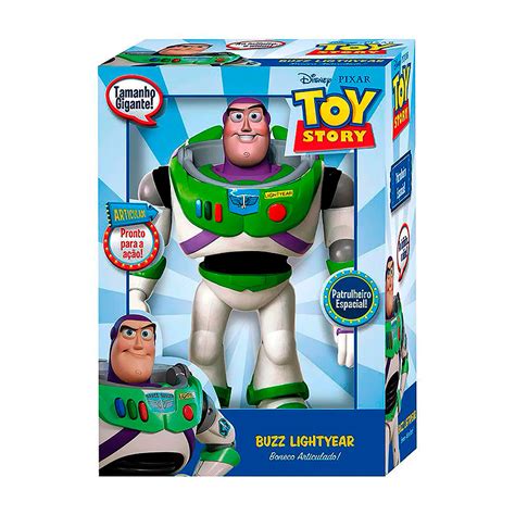 Boneco Disney Toy Story Patrulheiro Espacial Gigante Buzz Lightyear