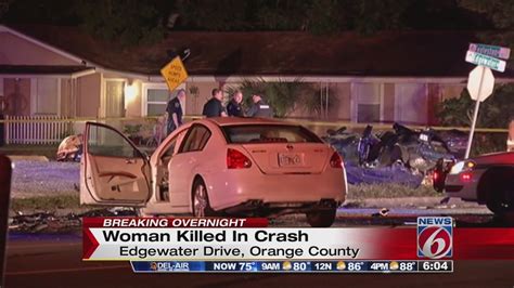 Woman killed, 2 injured in Orlando crash