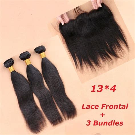 13x4 Ear To Ear Lace Frontal Closure With Brazilian Hair Weave