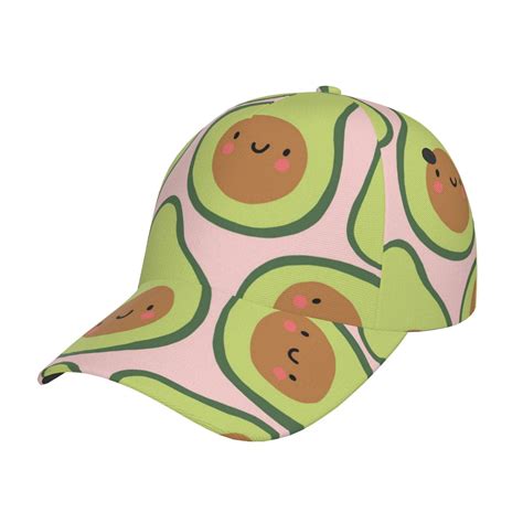 Daiia Cute Avocado Baseball Cap Men Women Classic Adjustable For