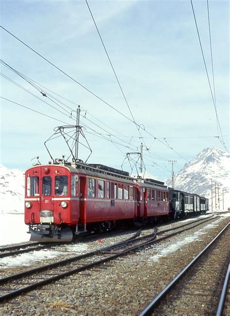 Rhb Foto Dampfzug F R Graub Nden Tours Von Pontresina Nach Ospizio