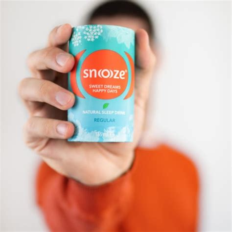 Snoooze Sleep Aid Drink Night Time Liquid Supplement Regular Natural