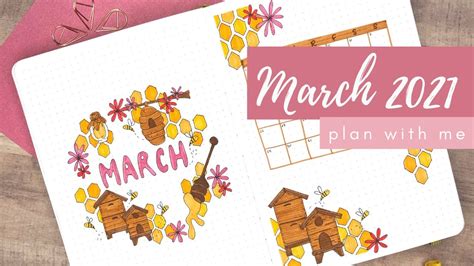 Plan With Me March Bullet Journal Setup Archer Olive Youtube