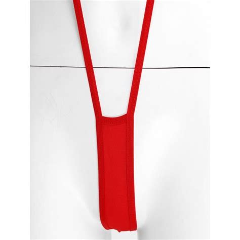 Bikini Rouge Yizyif Micro Bikini Sexy Femme Ficelle Body String Thong Lingerie Ouverte