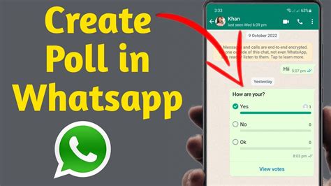 How To Create Poll In Whatsapp Whatsapp Poll Kaise Banaye YouTube