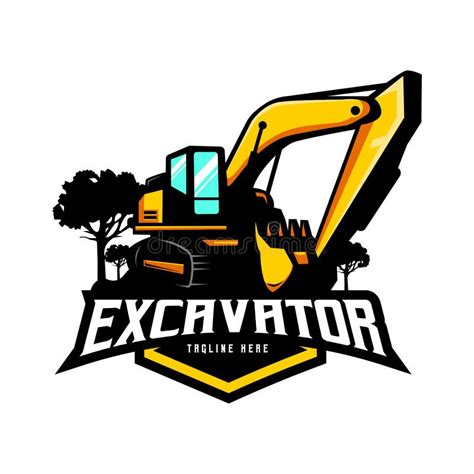 Excavator Logo Stock Vector Illustration Of Developer 265300836