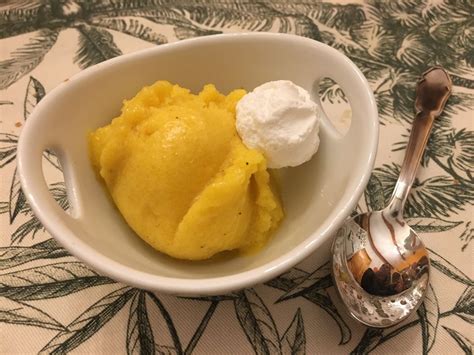 Sorbet Mangue Fruit De La Passion Aux Pices Dessert Du We