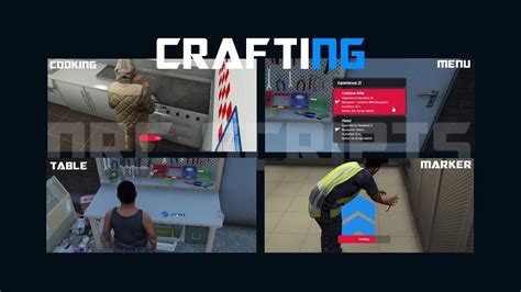 Qb Esx Fivem Advanced Crafting System Script Preview Tebex