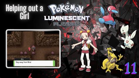 Pokémon Luminescent Platinum 11 Exploring Wayward Cave Youtube