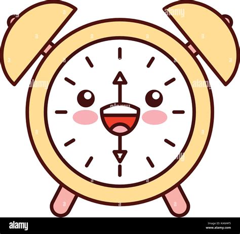 Kawaii Despertador Campana De Alerta De Tiempo Hora Cartoon Imagen