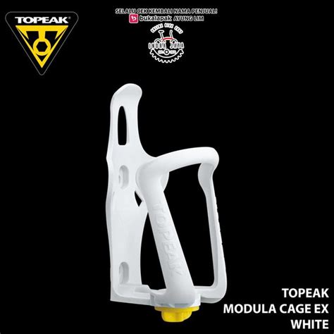 Jual TOPEAK WATER BOTTLE CAGE MODULA CAGE EX TMD05B FOR BIKE WHITE Di