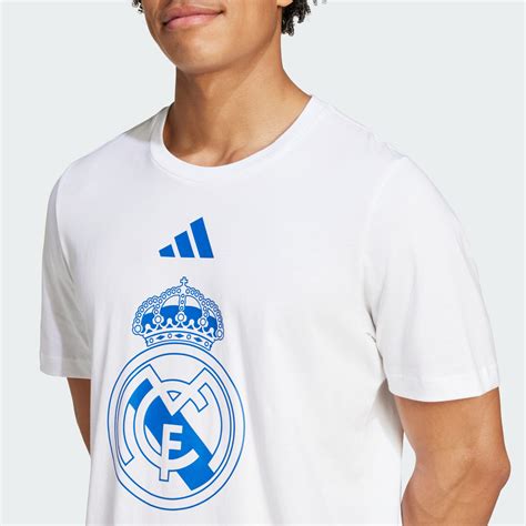 Adidas Real Madrid Dna Graphic Tee White Adidas Tz