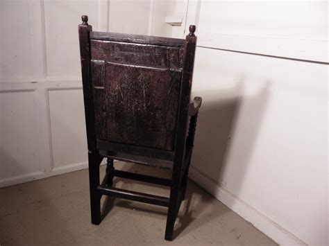 16th Century Carved Oak Wainscot Chair